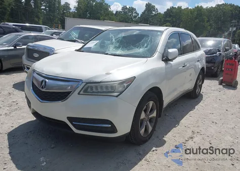 2014 Acura Mdx z USA, uszkodzony, nr VIN 5FRYD4H26EB014397